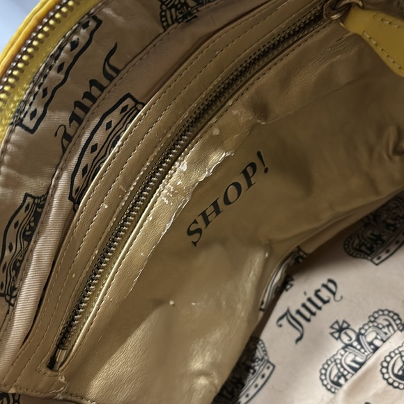 Juicy Couture Yellow Nylon Canvas Bag Like New Excellent Condition - Picture 14 of 16